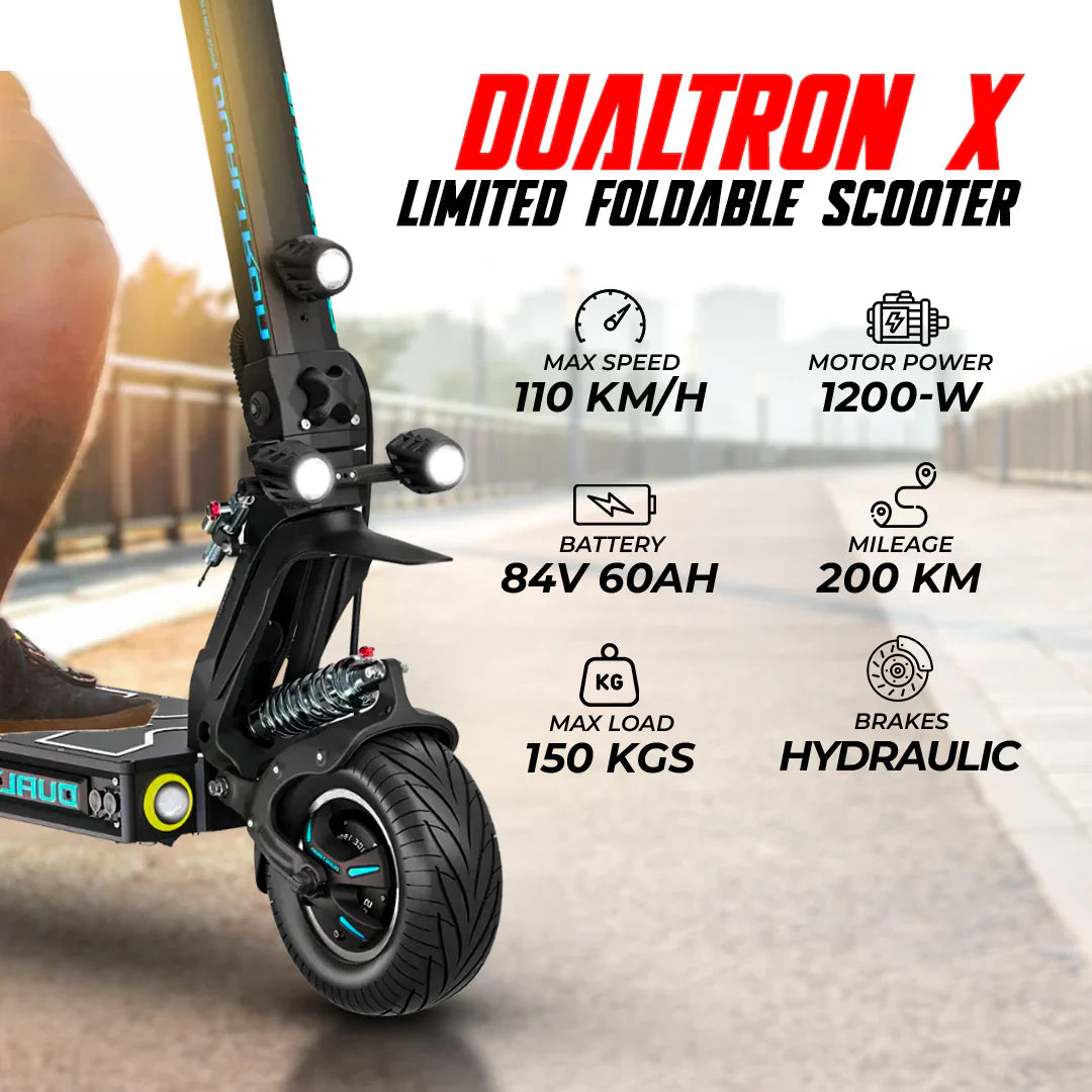 Dualtron X Limited – 12,000W Hyper Scooter (110 km/h & 170 km Range)