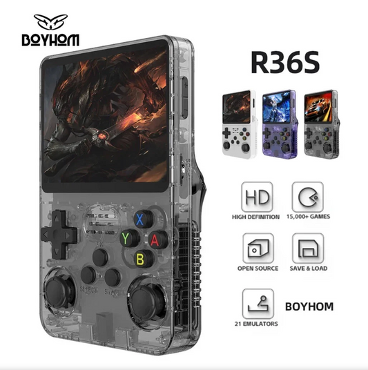 R36S Portable Retro Console – HD Display, OTG Support, Long Battery Life