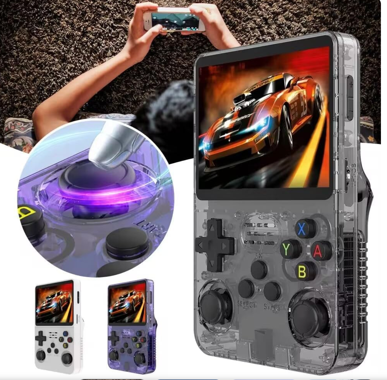 R36S Portable Retro Console – HD Display, OTG Support, Long Battery Life